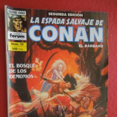 Cómics: LA ESPADA SALVAJE DE CONAN EL BÁRBARO - SERIE ORO - COMICS FORUM - Nº 32 - PLANETA 1994.. Lote 287857833