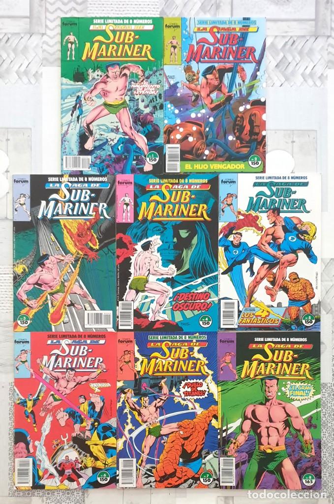 C&oacute;mics: LA SAGA DE SUB-MARINER. Serie Limitada completa de 8 comics. Forum 1989 - Foto 1