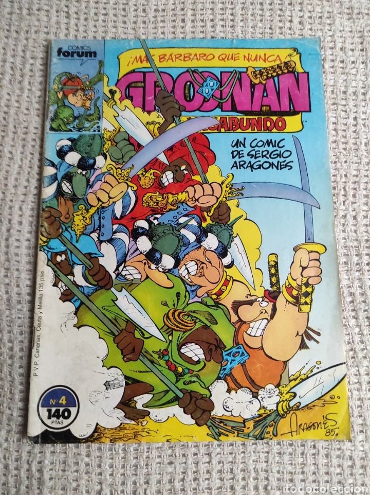 C&oacute;mics: GROONAN EL VAGABUNDO - N&ordm; 4 PRIMERA EDICION DE FORUM - Foto 1