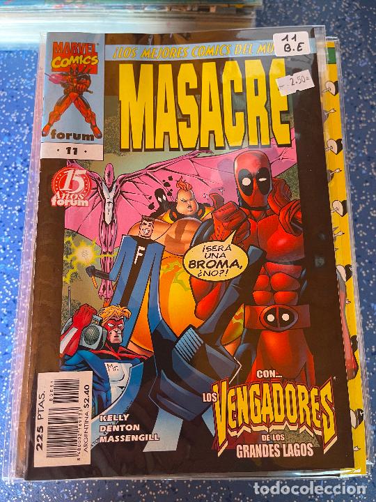 C&oacute;mics: FORUM MASACRE NUMERO 11 BUEN ESTADO - Foto 1