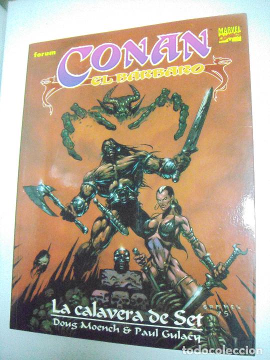 C&oacute;mics: CONAN EL B&Aacute;RBARO - LA CALAVERA DE SET - ED. FORUM - Foto 1