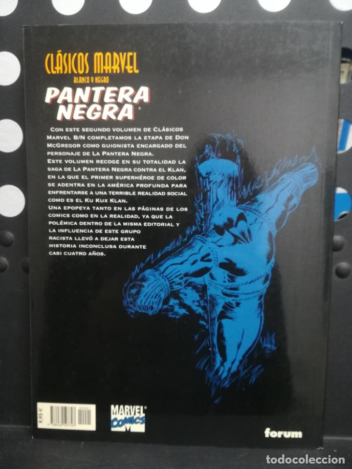 C&oacute;mics: CL&Aacute;SICOS MARVEL EN BN. PANTERA NEGRA 2. TOMO FORUM - Foto 2
