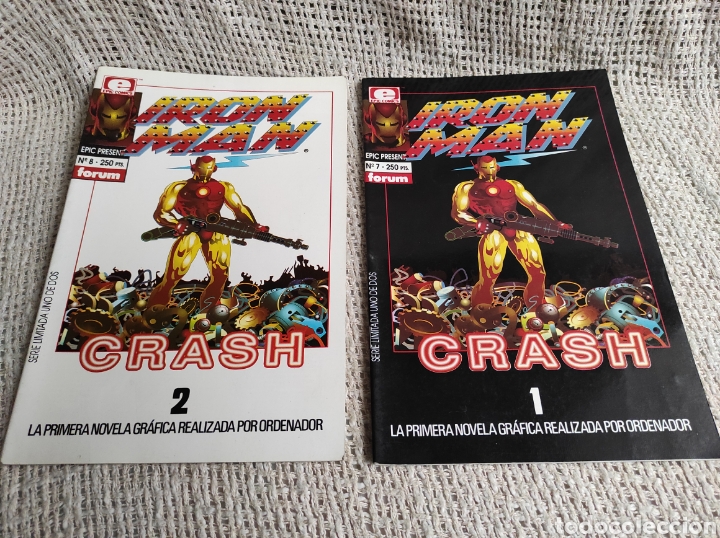 C&oacute;mics: IRON MAN CRASH - SERIE COMPLETA EN 2 EJEMPLARES - Foto 1