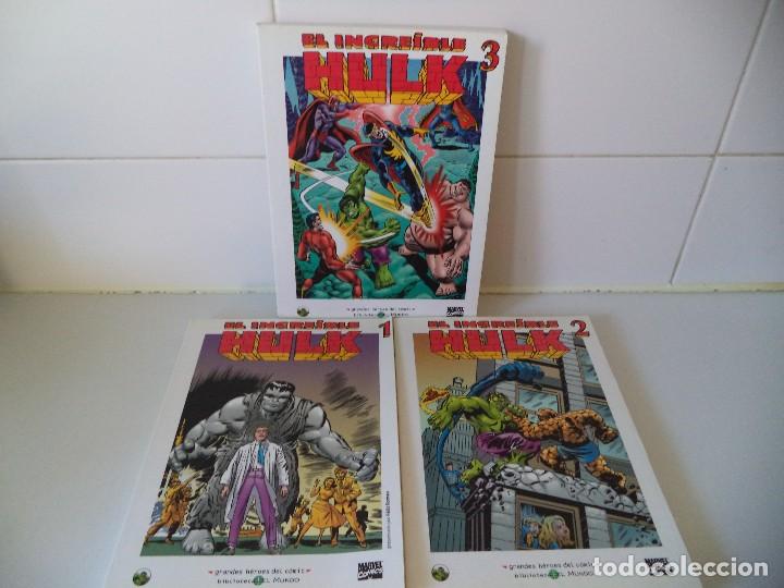 Cómics: El Increible Hulk.nº 1,2 y 3.Biblioteca El Mundo. - Foto 1 - 291842963