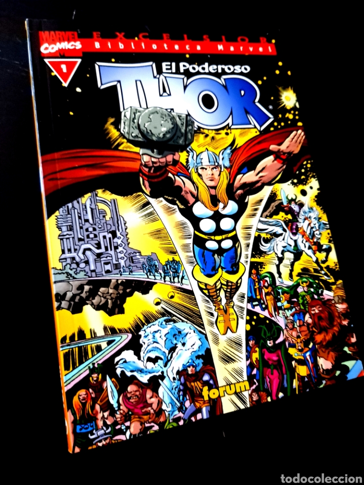 C&oacute;mics: CASI EXCELENTE ESTADO THOR 1 BIBLIOTECA MARVEL EXCELSIOR FORUM - Foto 1