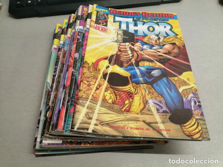 C&oacute;mics: H&Eacute;ROES RETURN THOR VOL. 3 / LOTE CON 38 N&Uacute;MEROS DE 45 / MARVEL - FORUM - Foto 1