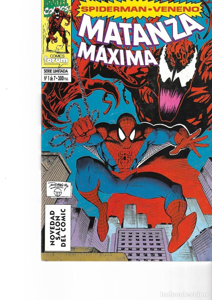 C&oacute;mics: SPIDERMAN VENENO-MATANZA MAXIMAn&ordm;1 - Foto 1