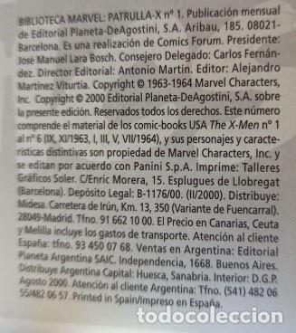 C&oacute;mics: PATRULLA X - BIBLIOTECA MARVEL EXCELSIOR - FORUM COLECCI&Oacute;N COMPLETA 12 NUMEROS - EXCELENTE ESTADO - Foto 6