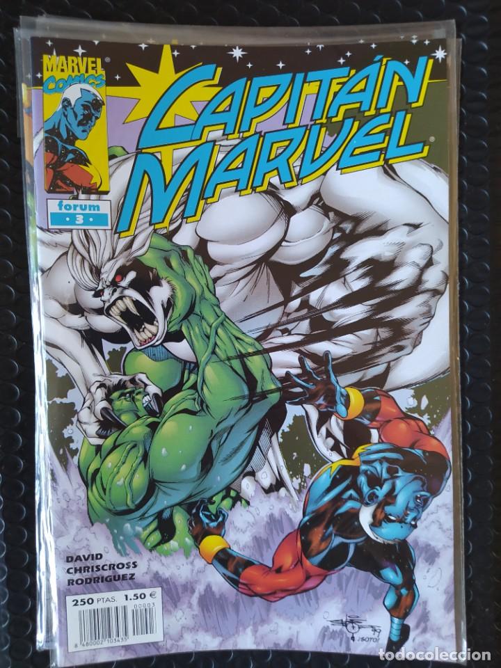 C&oacute;mics: CAPIT&Aacute;N MARVEL #3-PETER DAVID-FORUM-NUEVO-BOLSA & BACKBOARD - Foto 1