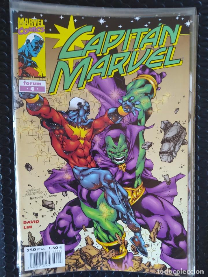 C&oacute;mics: CAPIT&Aacute;N MARVEL #4-PETER DAVID-FORUM-NUEVO-BOLSA & BACKBOARD - Foto 1