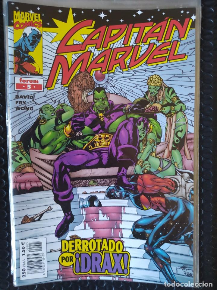 C&oacute;mics: CAPIT&Aacute;N MARVEL #5-PETER DAVID-FORUM-NUEVO-BOLSA & BACKBOARD - Foto 1