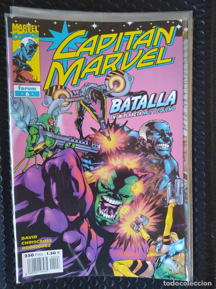 C&oacute;mics: CAPIT&Aacute;N MARVEL #6-PETER DAVID-FORUM-NUEVO-BOLSA & BACKBOARD - Foto 1