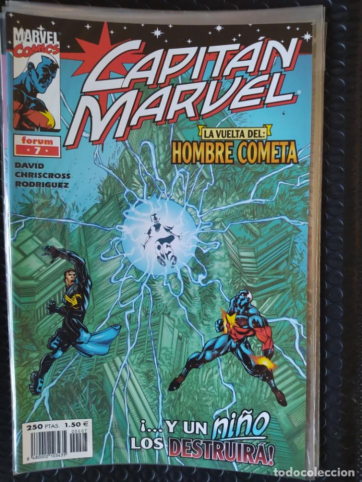 C&oacute;mics: CAPIT&Aacute;N MARVEL #7-PETER DAVID-FORUM-NUEVO-BOLSA & BACKBOARD - Foto 1