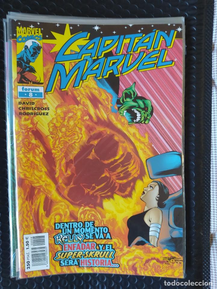 C&oacute;mics: CAPIT&Aacute;N MARVEL #8-PETER DAVID-FORUM-NUEVO-BOLSA & BACKBOARD - Foto 1