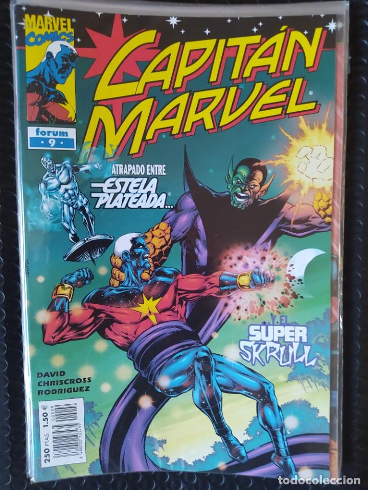 C&oacute;mics: CAPIT&Aacute;N MARVEL #9-PETER DAVID-FORUM-NUEVO-BOLSA & BACKBOARD - Foto 1