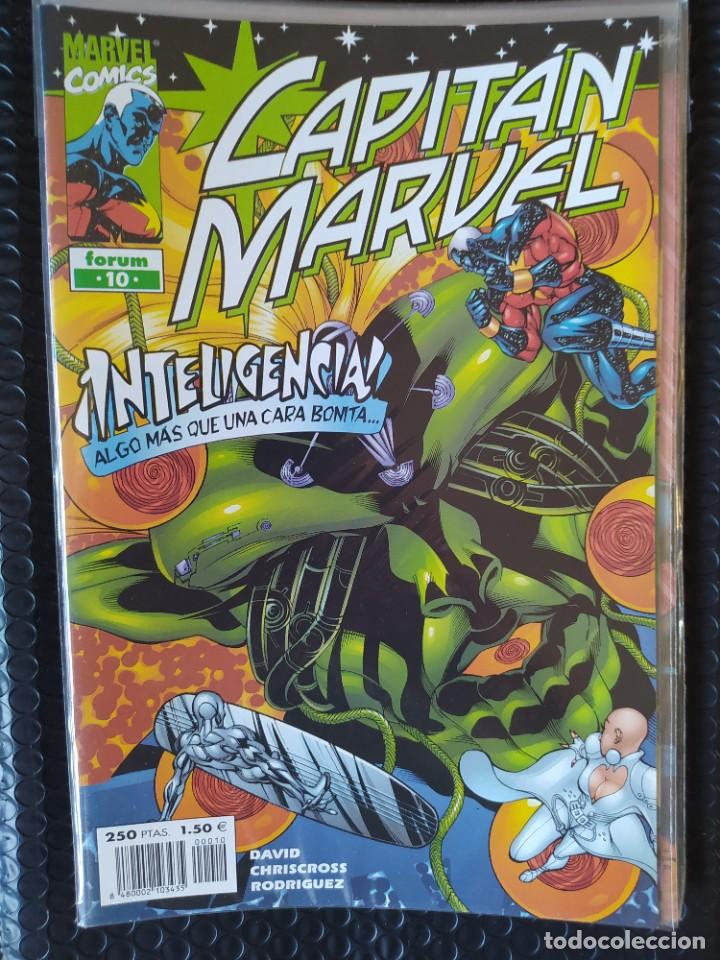 C&oacute;mics: CAPIT&Aacute;N MARVEL #10-PETER DAVID-FORUM-NUEVO-BOLSA & BACKBOARD - Foto 1