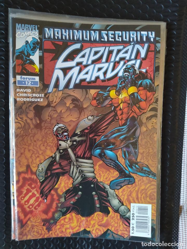 C&oacute;mics: CAPIT&Aacute;N MARVEL #12-PETER DAVID-FORUM-NUEVO-BOLSA & BACKBOARD - Foto 1