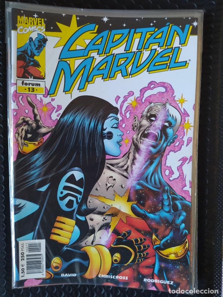 C&oacute;mics: CAPIT&Aacute;N MARVEL #13-PETER DAVID-FORUM-NUEVO-BOLSA & BACKBOARD - Foto 1