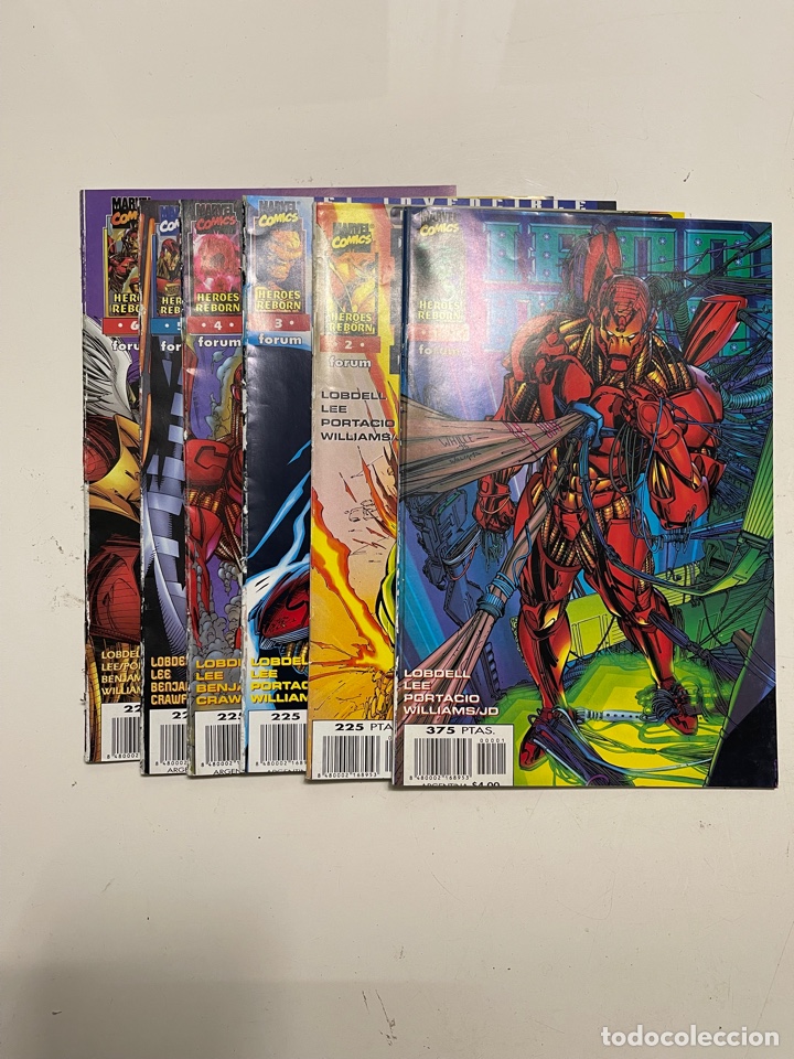 C&oacute;mics: Iron Man h&eacute;roes reborn - Foto 1