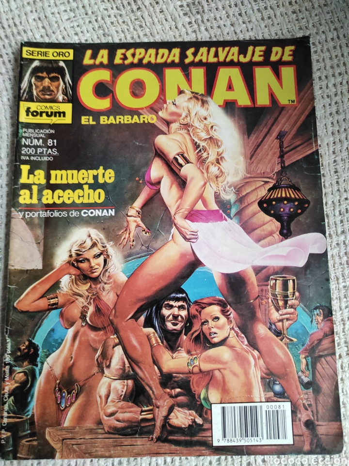 C&oacute;mics: LA ESPADA SALVAJE DE CONAN N&ordm; 81 - 1&ordf; - PRIMERA EDICION - Foto 1