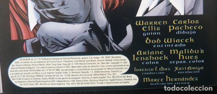 C&oacute;mics: Comic Excalibur,Numero 10,Marvel Comics,Forum,X-Men,A&ntilde;o 1996 - Foto 5