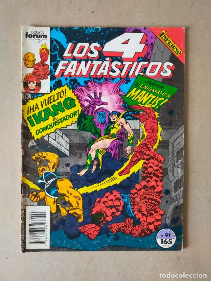 C&oacute;mics: LOS 4 FANTASTICOS N&ordm; 91 // COMICS FORUM 1990 - Foto 1