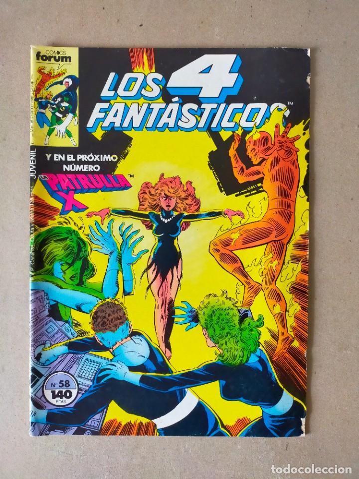 C&oacute;mics: LOS 4 FANTASTICOS N&ordm; 58 // COMICS FORUM 1987 - Foto 1