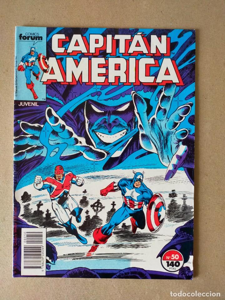 C&oacute;mics: CAPIT&Aacute;N AM&Eacute;RICA N&ordm; 50 VOL 1 // COMICS FORUM 1988 - Foto 1