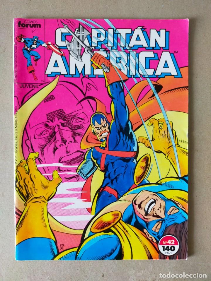 C&oacute;mics: CAPIT&Aacute;N AM&Eacute;RICA N&ordm; 42 VOL 1 // COMICS FORUM 1987 - Foto 1