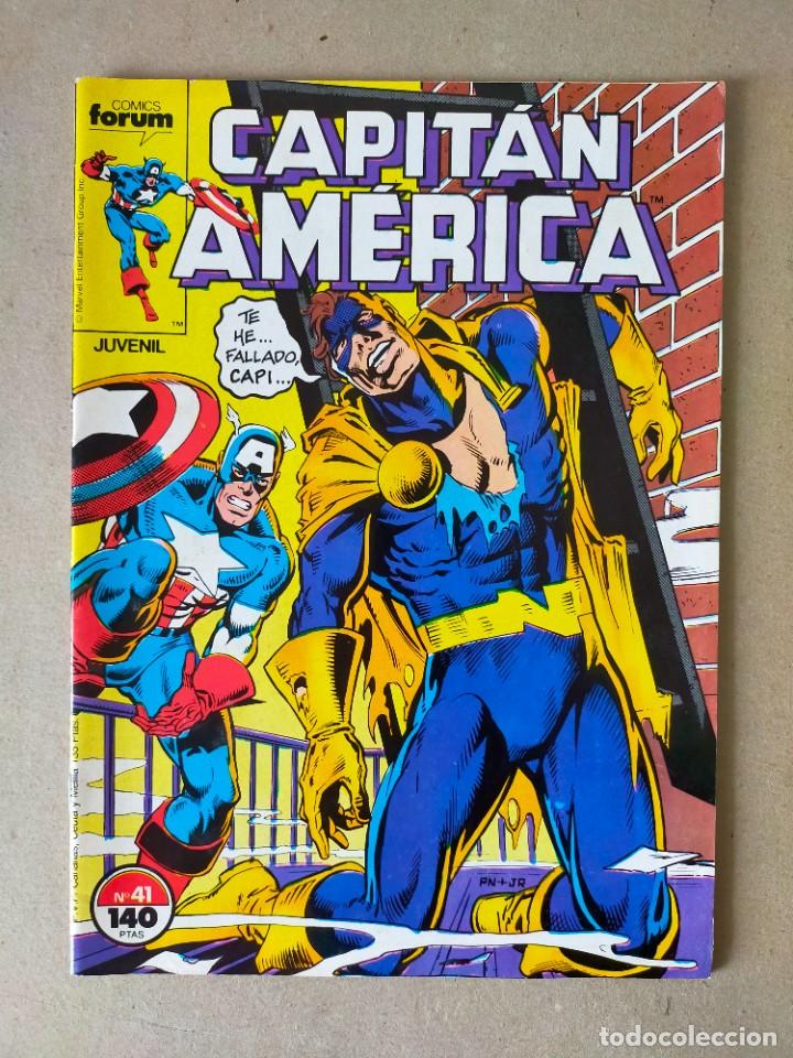 C&oacute;mics: CAPIT&Aacute;N AM&Eacute;RICA N&ordm; 41 VOL 1 // COMICS FORUM 1987 - Foto 1