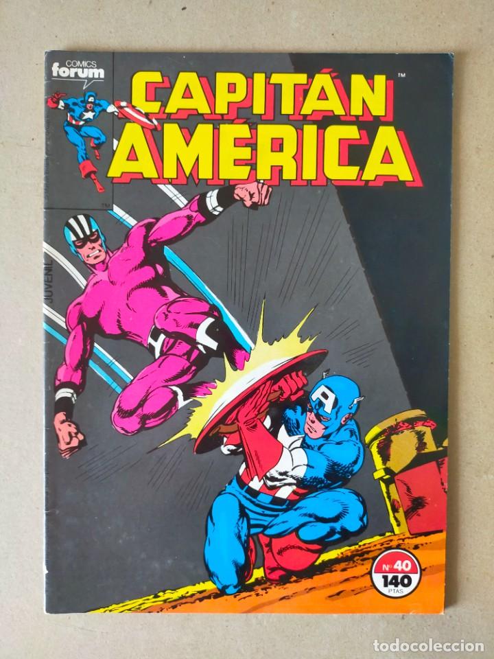 C&oacute;mics: CAPIT&Aacute;N AM&Eacute;RICA N&ordm; 40 VOL 1 // COMICS FORUM 1987 - Foto 1