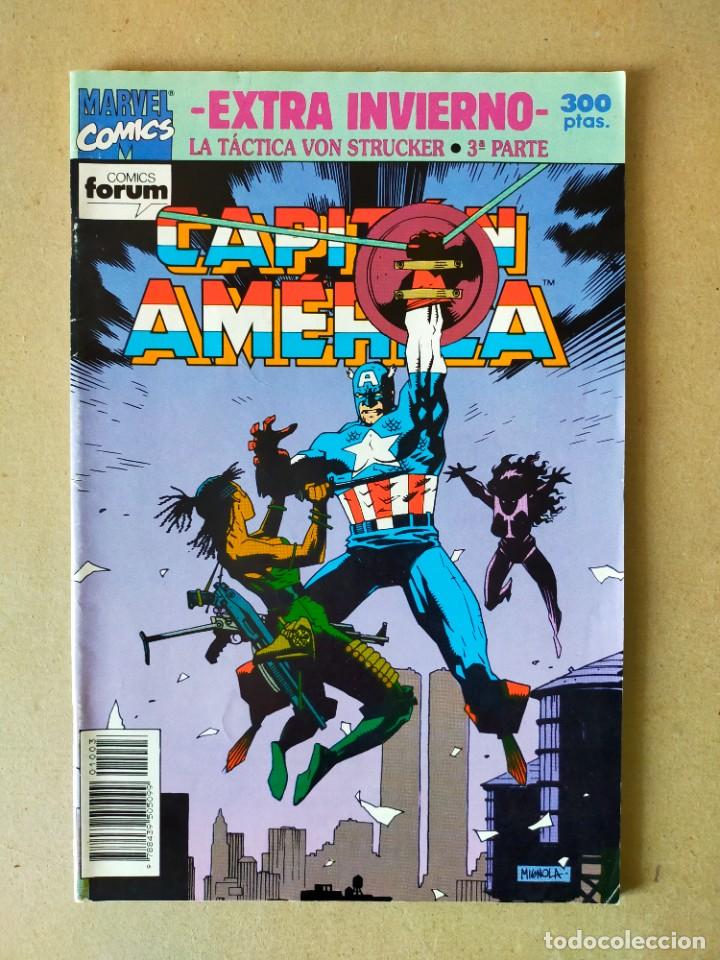 C&oacute;mics: CAPIT&Aacute;N AM&Eacute;RICA EXTRA INVIERNO // MARVEL COMICS, FORUM 1992 - Foto 1