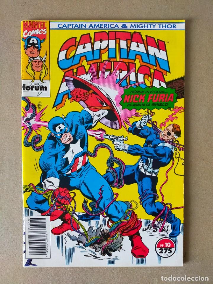 C&oacute;mics: CAPIT&Aacute;N AM&Eacute;RICA N&ordm; 10 // MARVEL COMICS, COMICS FORUM 1993 - Foto 1