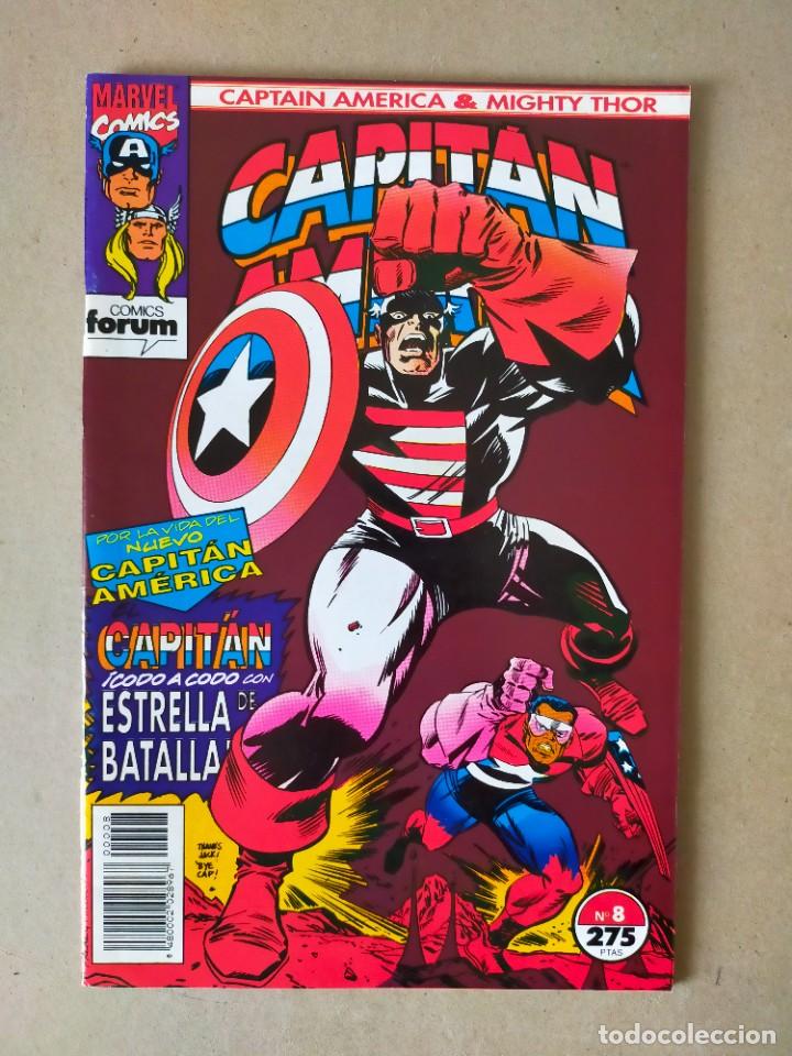 C&oacute;mics: CAPIT&Aacute;N AM&Eacute;RICA N&ordm; 8 // MARVEL COMICS, COMICS FORUM 1993 - Foto 1