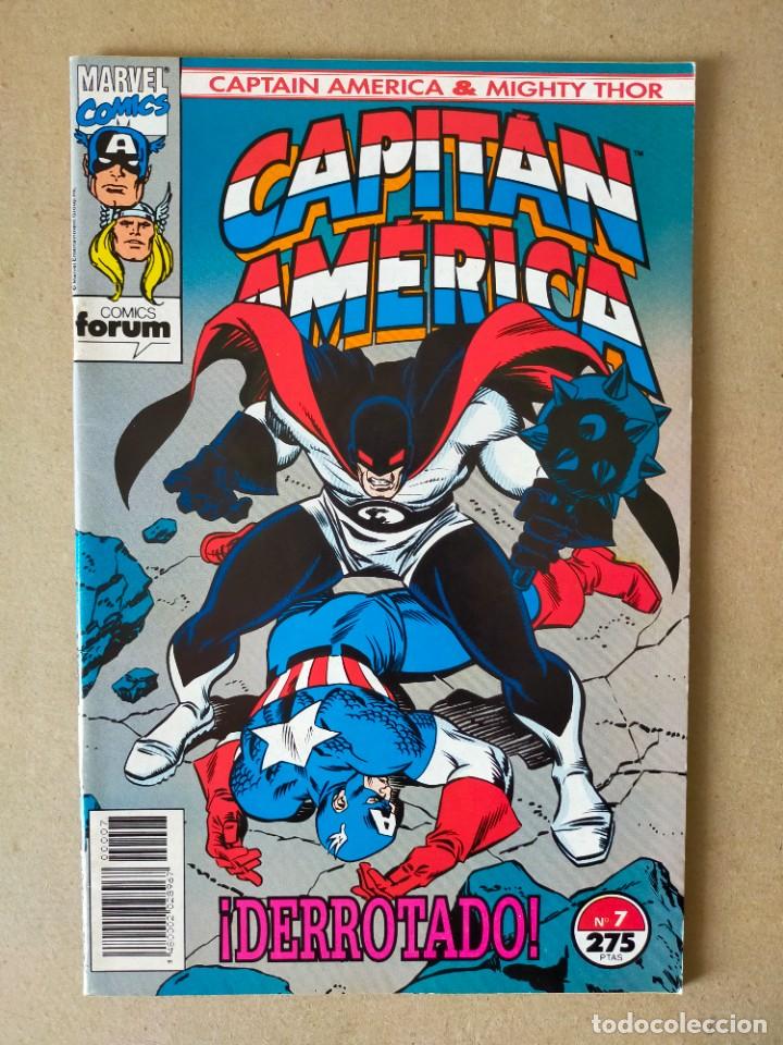 C&oacute;mics: CAPIT&Aacute;N AM&Eacute;RICA N&ordm; 7 // MARVEL COMICS, COMICS FORUM 1993 - Foto 1