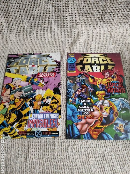 C&oacute;mics: X FORCE Y CABLE , LOTE DE 2 NUMEROS ESPECIALES - Foto 1
