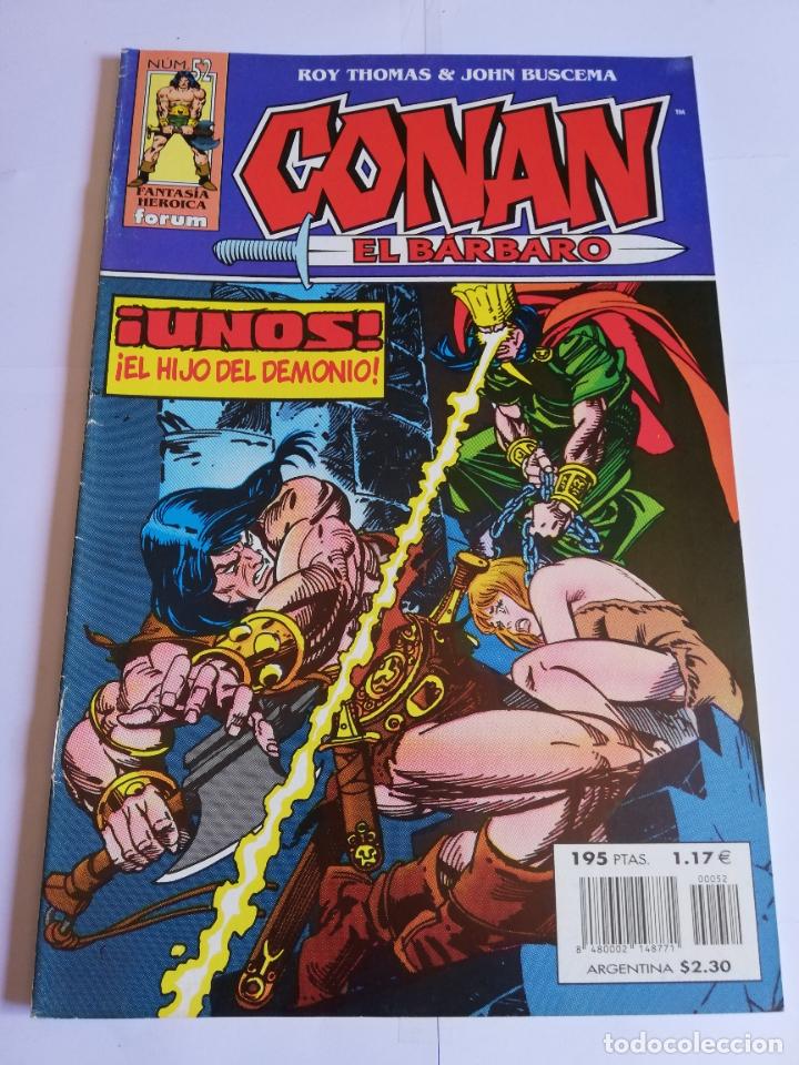 C&oacute;mics: CONAN EL BARBARO NUM 52 - BUEN ESTADO - Foto 1