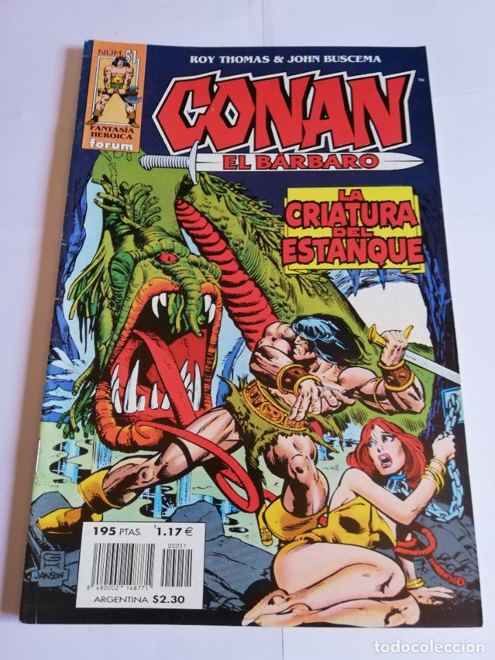 C&oacute;mics: CONAN EL BARBARO NUM 51 - BUEN ESTADO - Foto 1