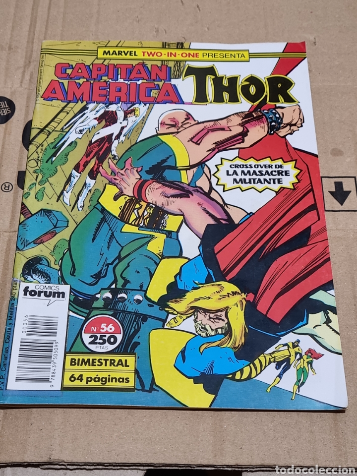 CAPITAN AMÉRICA THOR N°56 COMICS FORUM CON EL POSTER CENTRAL (Tebeos y Comics - Forum - Capitán América)