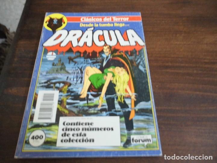 C&oacute;mics: CLASICOS DEL TERROR DRACULA N&ordm; 1 2 3 4 5 TOMO FORUM - Foto 1