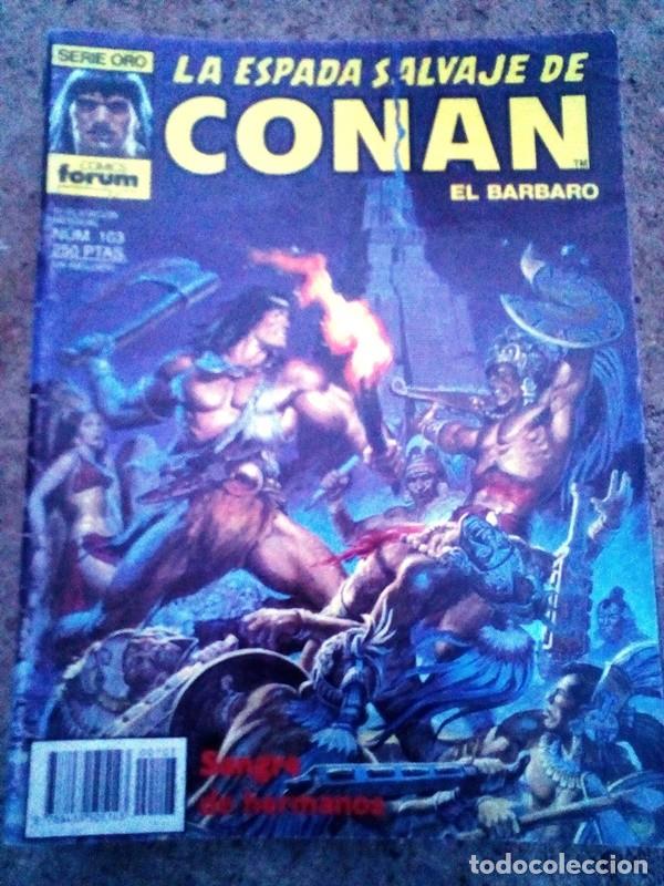 C&oacute;mics: 2 comics LA ESPADA SALVAJE DE CONAN - Foto 2