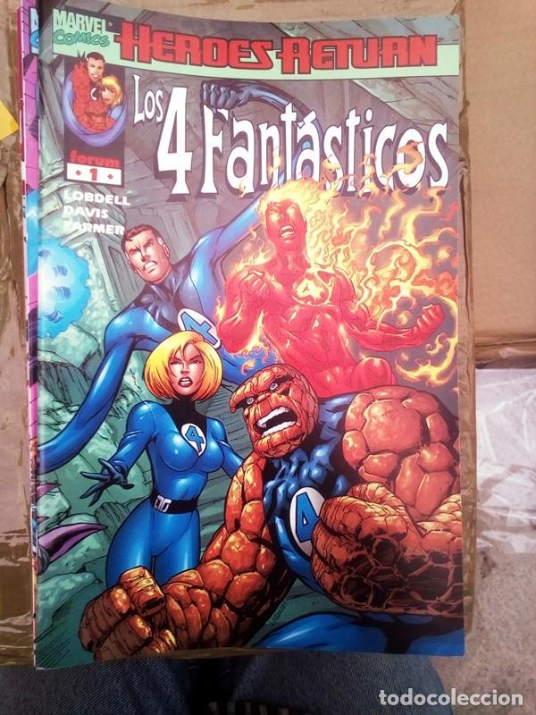 C&oacute;mics: FORUM. LOS 4 FANT&Aacute;STICOS HEROES RETURN COMPLETA 34 Numeros - Foto 1