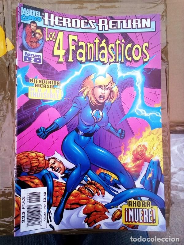 C&oacute;mics: FORUM. LOS 4 FANT&Aacute;STICOS HEROES RETURN COMPLETA 34 Numeros - Foto 2