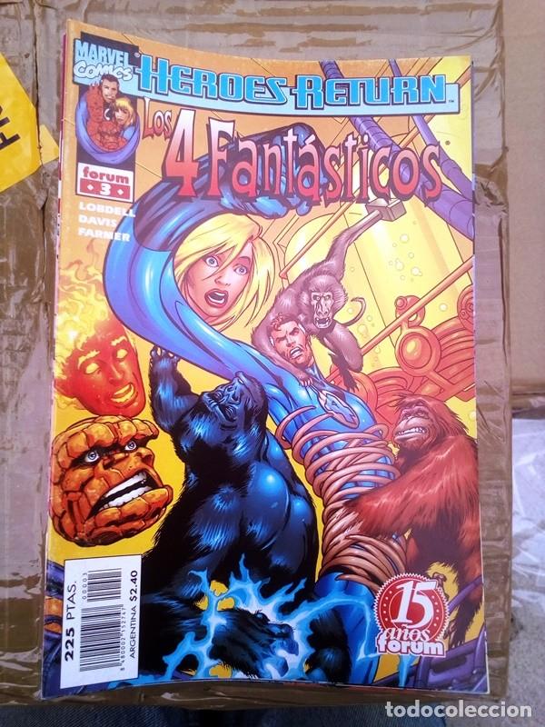 C&oacute;mics: FORUM. LOS 4 FANT&Aacute;STICOS HEROES RETURN COMPLETA 34 Numeros - Foto 3