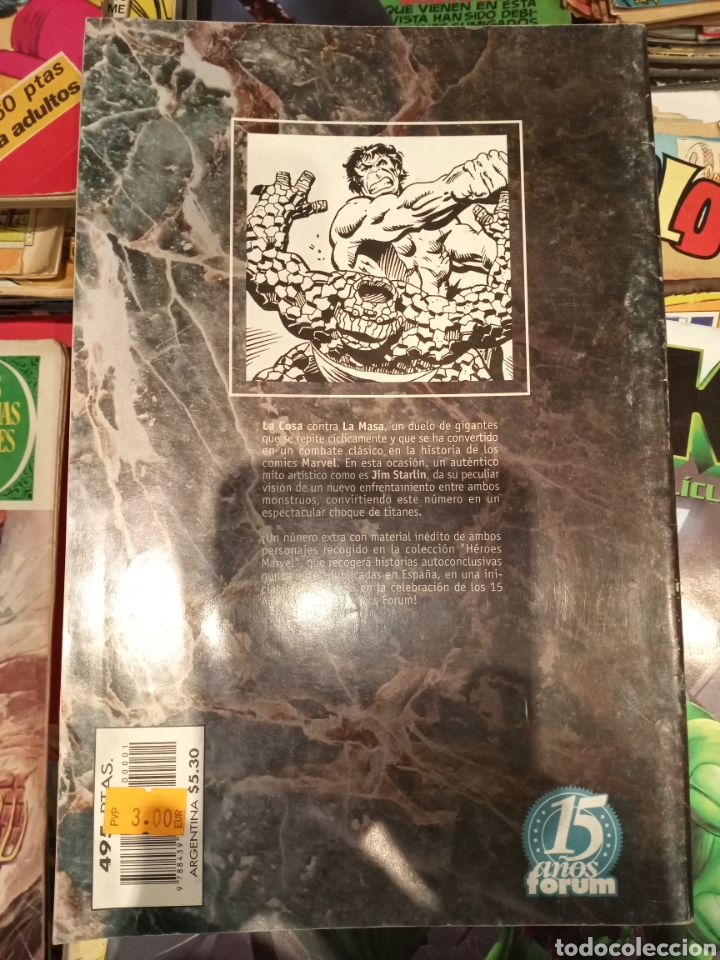 C&oacute;mics: H&eacute;roes Marvel La Cosa vs Hulk cj50 - Foto 2
