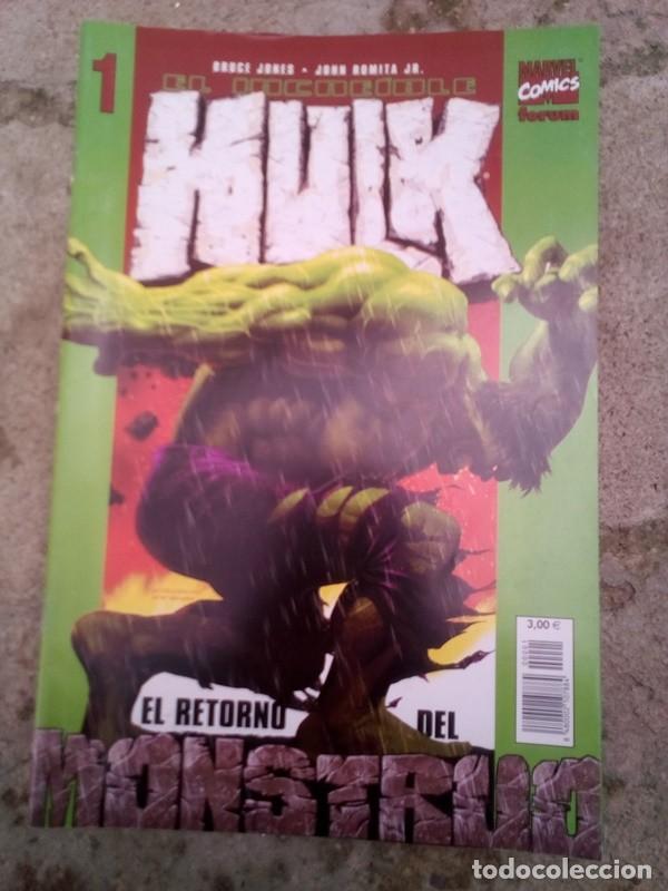 C&oacute;mics: EL INCREIBLE HULK. BRUCE JONES 10 numeros - Foto 1