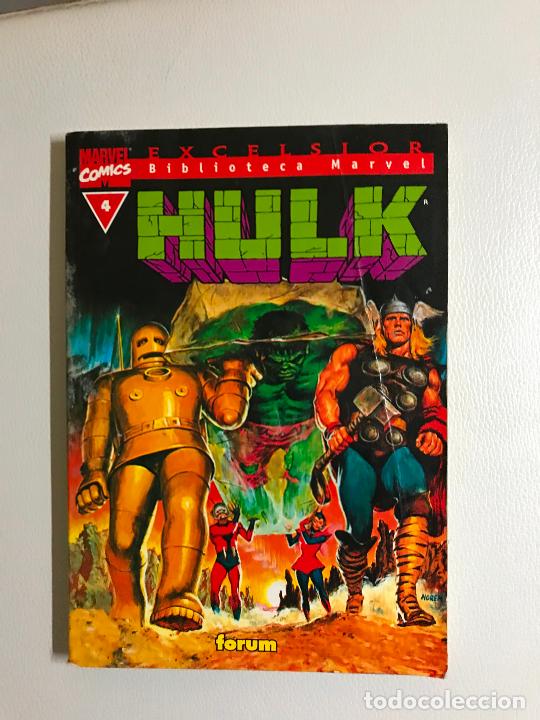 C&oacute;mics: EXCELSIOR BIBLIOTECA MARVEL HULK N&ordm; 4 , EDITORIAL FORUM - Foto 1