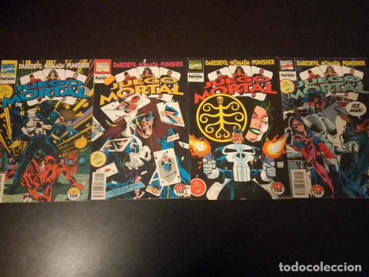 C&oacute;mics: COMICS MARVEL - JUEGO MORTAL - N&Uacute;MEROS 1, 2, 3,4 y 8 - Foto 1