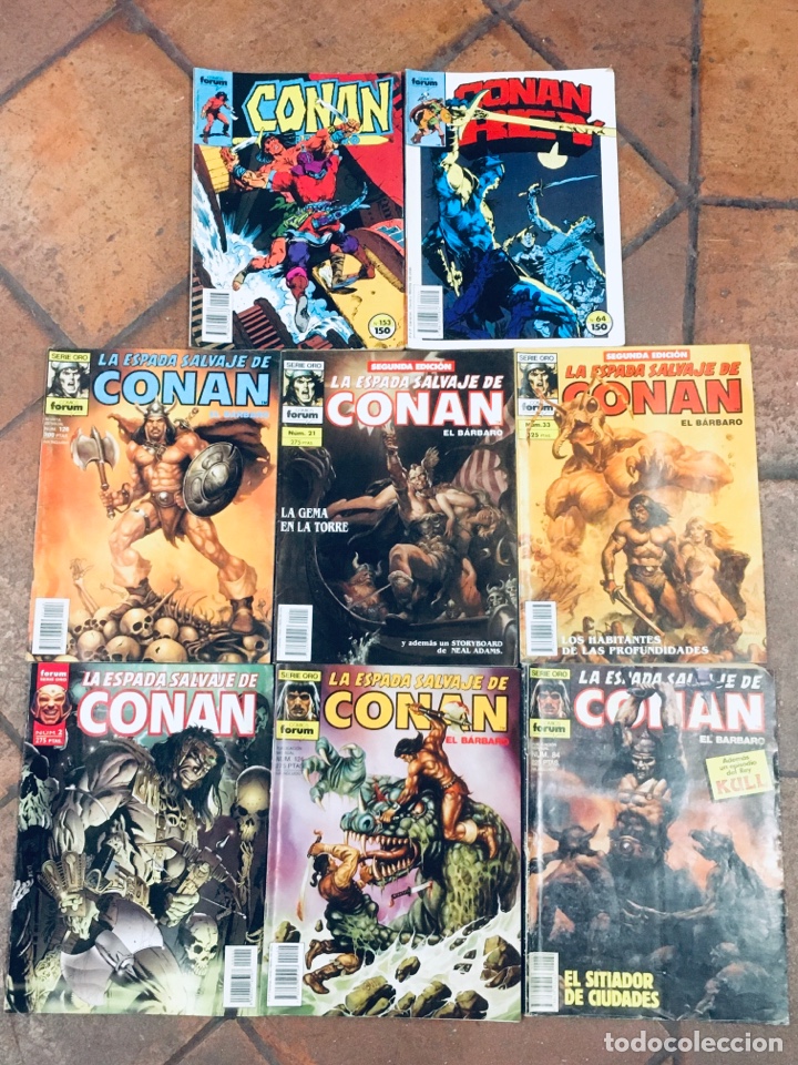 C&oacute;mics: LOTE 8 N&Uacute;MEROS. CONAN. FORUM COMICS. - Foto 10