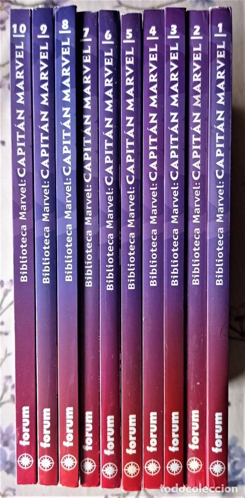 C&oacute;mics: COLECCION COMPLETA BIBLIOTECA MARVEL: CAPITAN MARVEL. 10 TOMOS - Foto 3